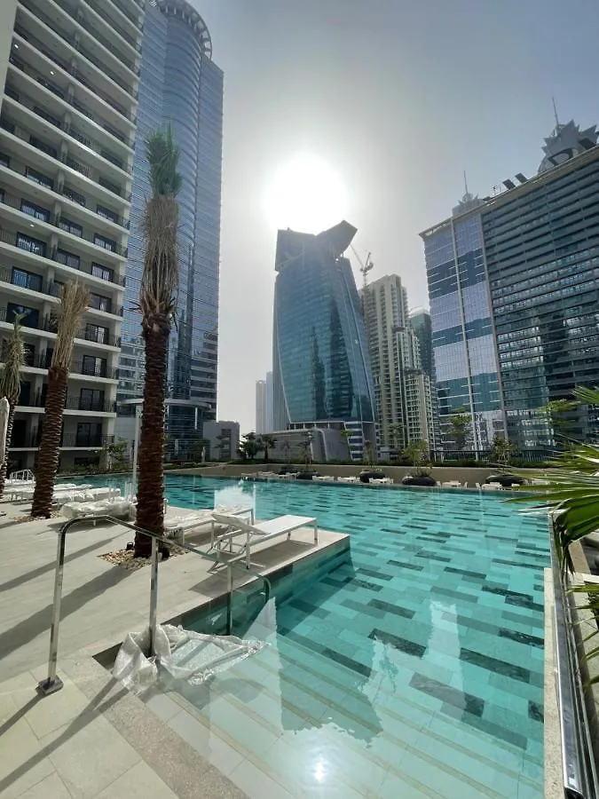 Business Bay 1 Bedroom With Canal View 迪拜 0*,